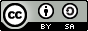An 88x31 button stating, and linking to, the CC-BY-SA license.