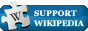 A button saying 'Support wikipedia!', showing the wikipedia puzzle piece logo.